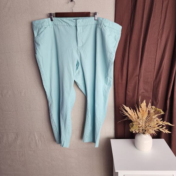 Old Navy Women's Jeans Size 26 Plus Blue Aqua Pixie Mid-Rise Denim - Picture 1 of 10